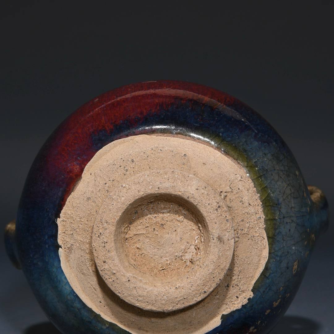 Jun ware double-handled jar - 4