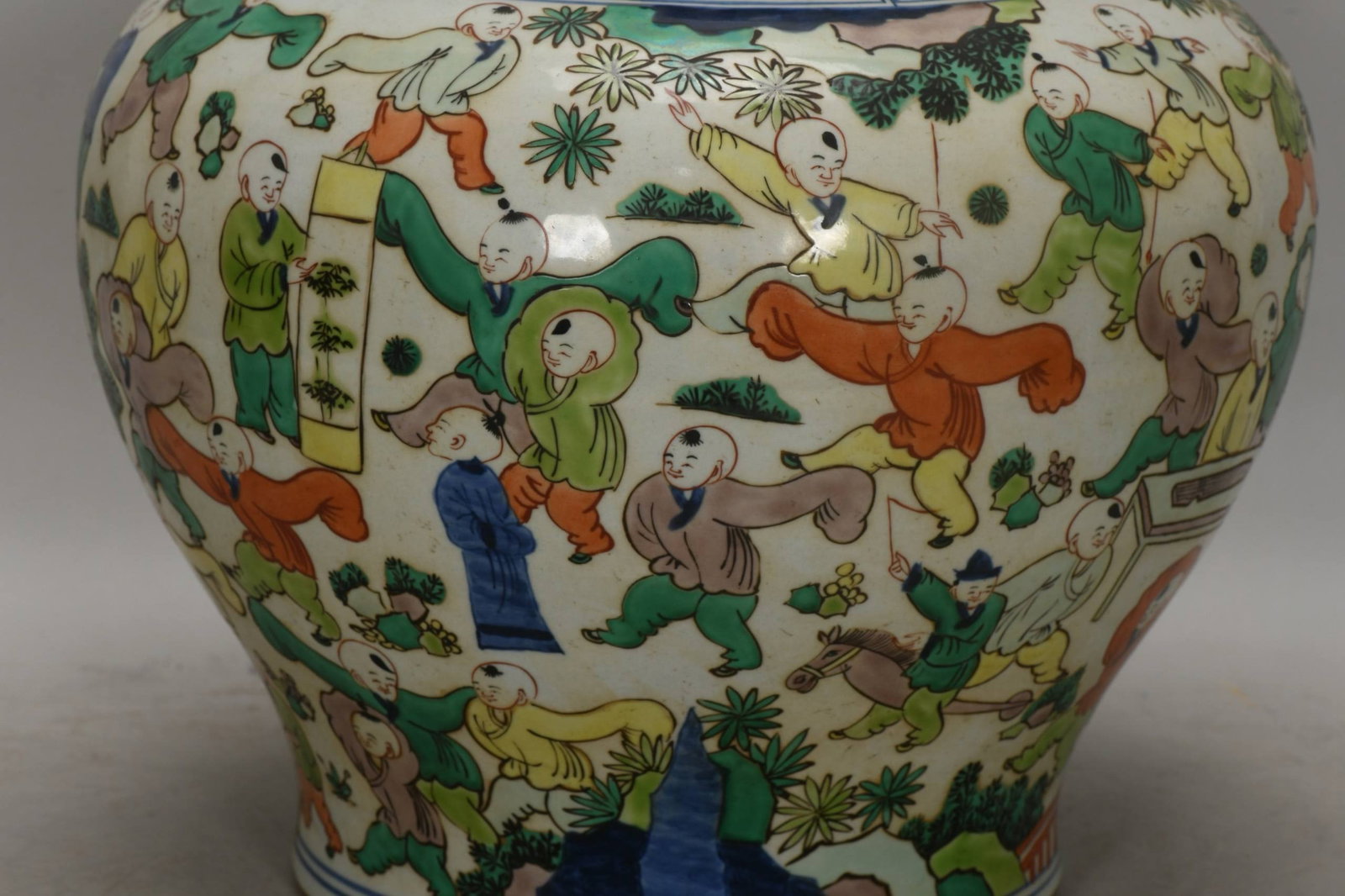 A polychrome covered jar - 3