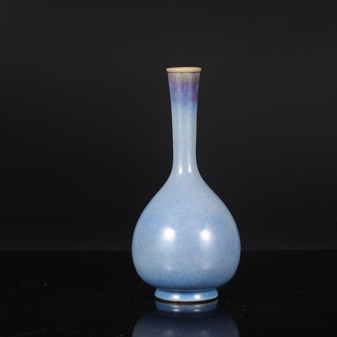 A Northern Song Dynasty Jun ware grape-purple glazed bold vase from a collection, inscribed with an (1 of 7)