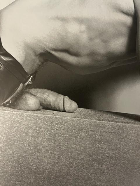 Robert Mapplethorpe "Mark Stevens, 1976": Robert Mapplethorpe (1946-1989) was an American photographer, known for his provocative and controversial black-and-white photographs that often explored themes of sexuality, gender identity, and the