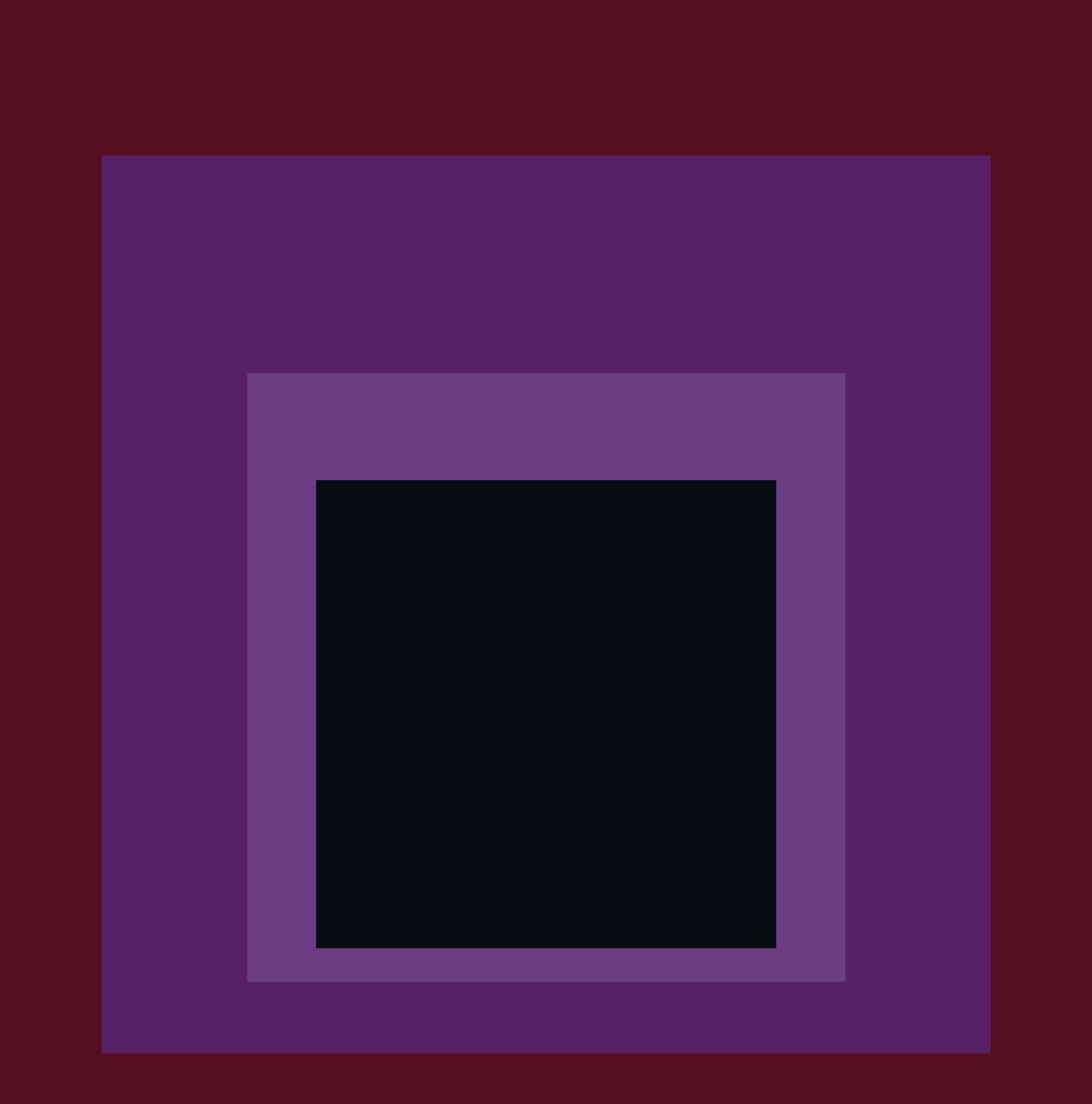 Josef Albers Homage to the Square "Purple" Offset Lithograph (1 of 1)