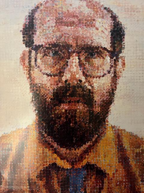Chuck Close "Self Portrait, 1986" Print. (1 of 1)