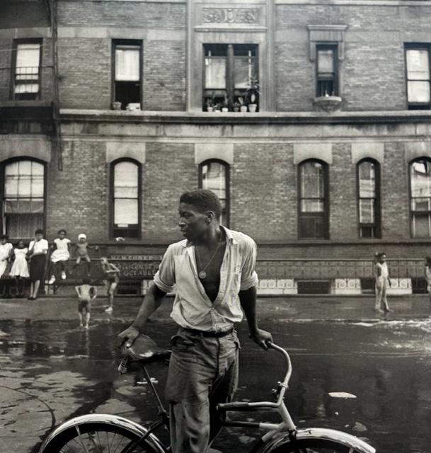 Gordon Parks "Gangster on Bicycle, 1948" Print. (1 of 6)