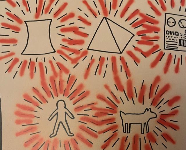 Keith Haring "Untitled": Keith Haring (1958-1990) was an American artist and social activist known for his unique style of graffiti-inspired art. Born in Reading, Pennsylvania, Haring studied at the Ivy School of Professional