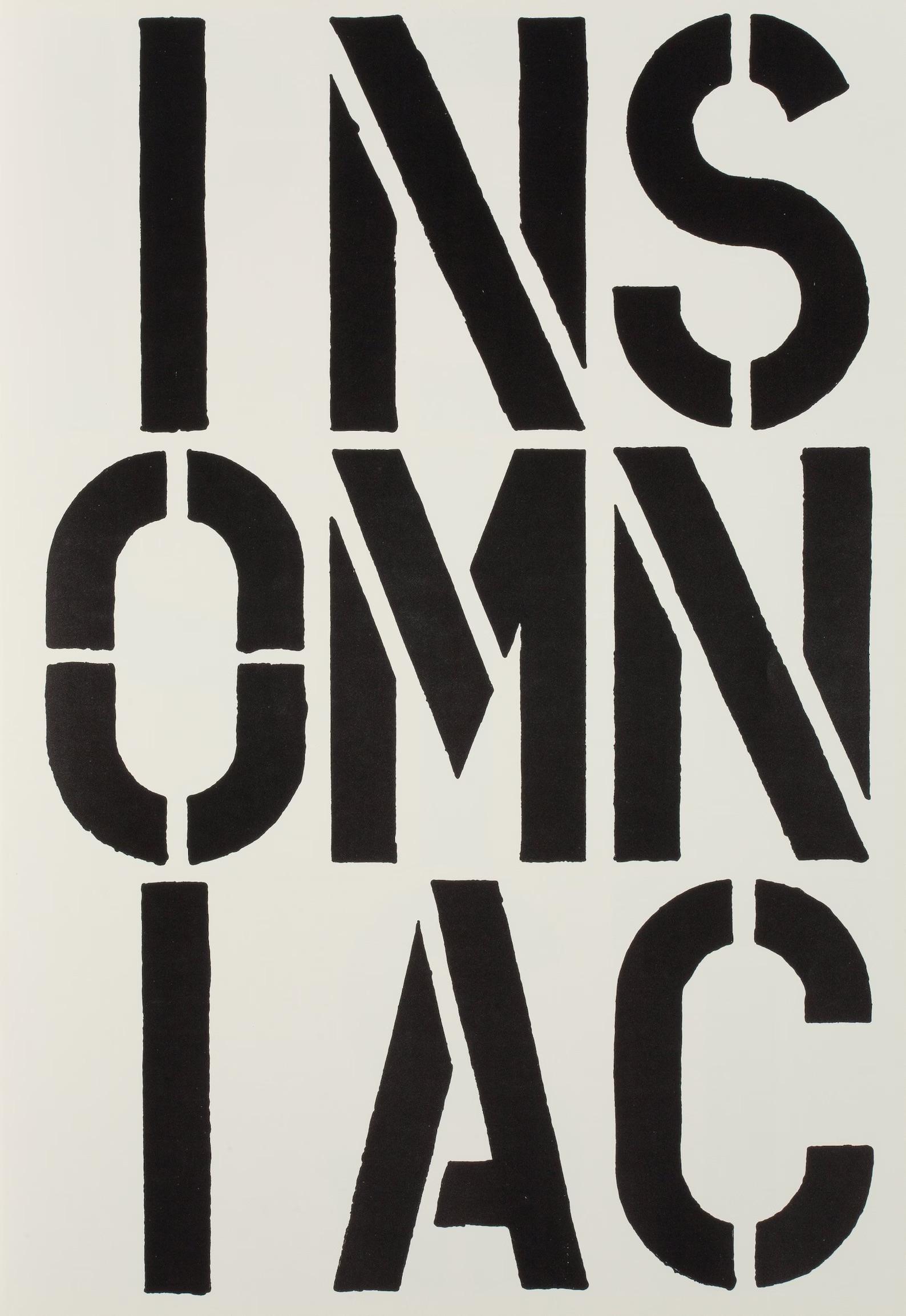 Christopher Wool "Insomniac" Print (1 of 1)