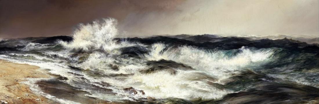 Thomas Moran "Untitled, 1884" Offset Lithograph (1 of 2)