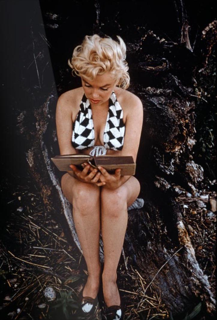 Eve Arnold "Marilyn Monroe, James Joyce, 1955" Print (1 of 1)