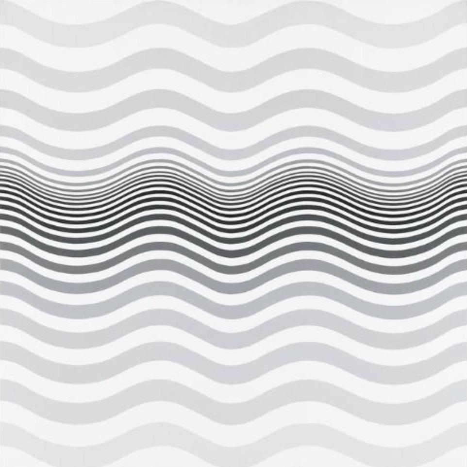 Bridget Riley "Amnesia, 1964" Offset Lithograph: Bridget Riley (1931-2021) was an English painter who became one of the leading figures in the Op Art movement of the 1960s. Her work is characterized by geometric patterns and optical illusions that c