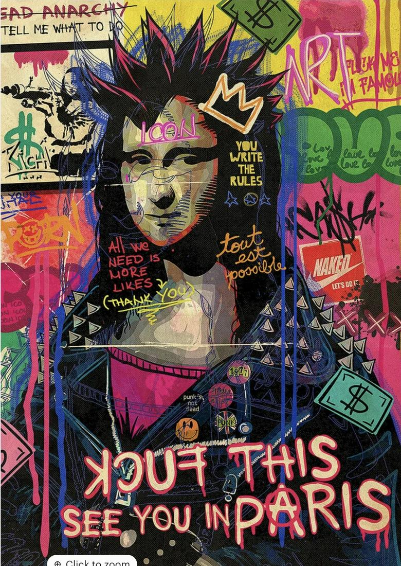 Mr. Brainwash "Mona Lisa" Offset Lithograph (1 of 1)