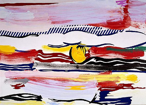 Roy Lichtenstein "Untitled" Pillow (1 of 1)