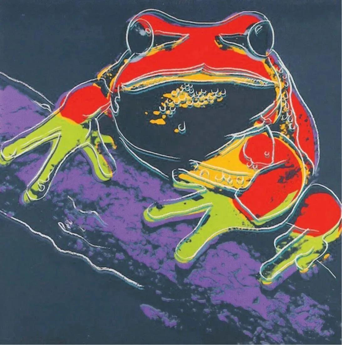 Andy Warhol "Pine Barrens Tree Frog" 1983 Silkscreen (1 of 11)
