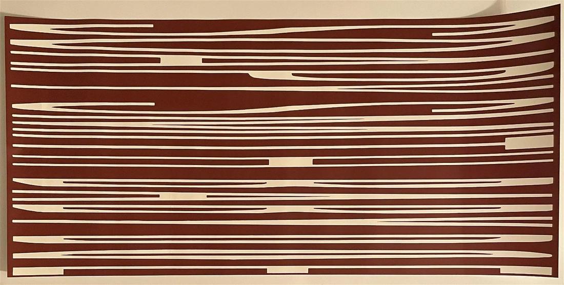 Ed Ruscha "Untitled" Offset Lithograph: Edward Ruscha is an American artist who is known for his contributions to the pop art movement in the 1960s. He was born on December 16, 1937, in Omaha, Nebraska, and raised in Oklahoma City, Oklahoma