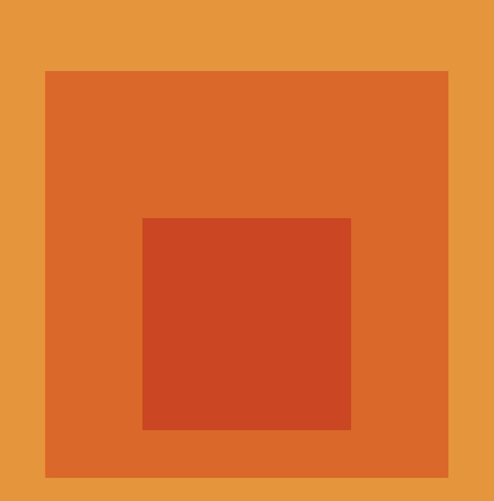 Josef Albers Homage to the Square "Orange" Offset Lithograph (1 of 1)