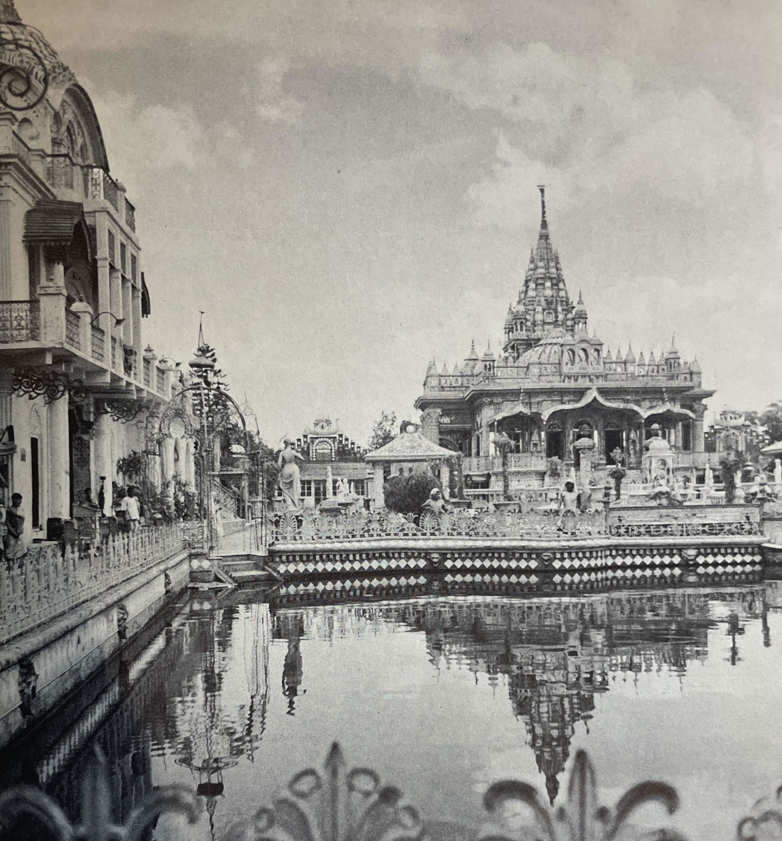 Cecil Beaton "The Jain Temple, Calcutta" Print: Cecil Beaton (1904-1980) was a British photographer, designer, and writer. He is known for his iconic fashion and portrait photography, as well as his work as a costume and set designer for film and s