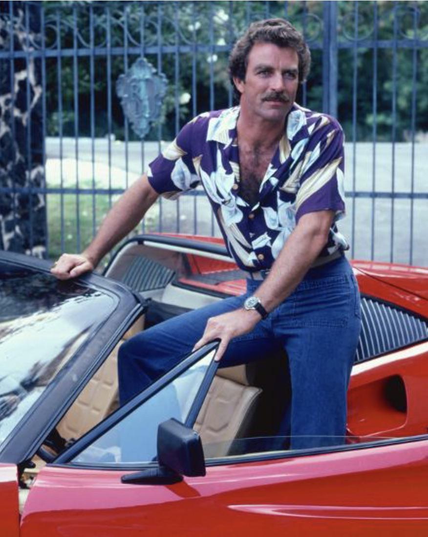 Tom Selleck "Ferrari 308" Print (1 of 1)