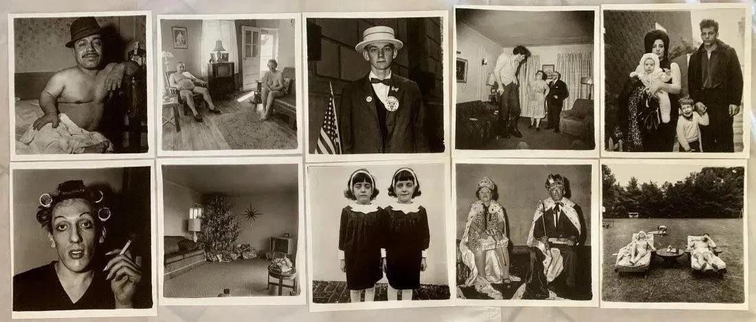 Diane Arbus Set of 10 Prints, Plate Signed and Numbered (1 of 10)