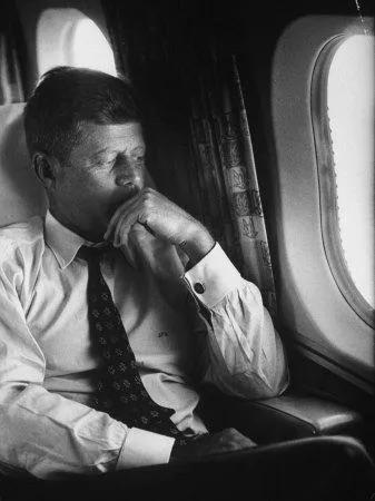 Senator John Fitzgerald Kennedy, Private Jet Print (1 of 1)