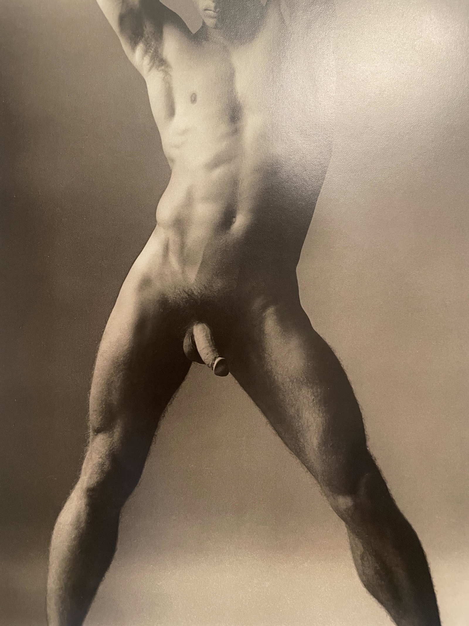 Ken Haak "Stretched" Print: Ken Haak "Stretched" Print. Printed circa 1980s. Measures 11.5 x 9.1.