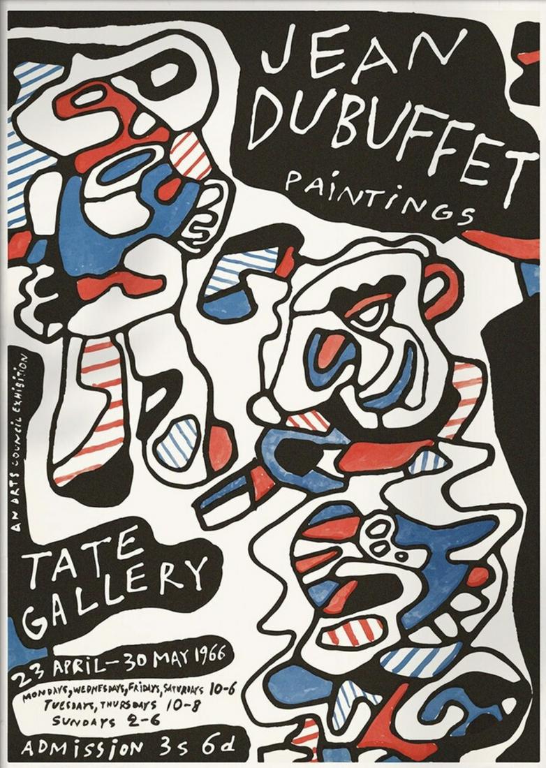 Jean Dubuffet "Untitled" Offset Lithograph (1 of 1)