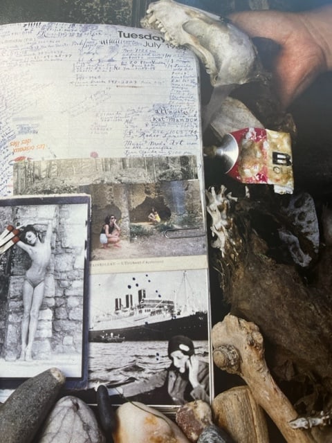 Peter Beard "Untitled" Print.: Peter Beard (1938-2020) was an American artist, photographer, and writer known for his unique style of combining photography, collage, and text. He was born in New York City and developed a passion fo