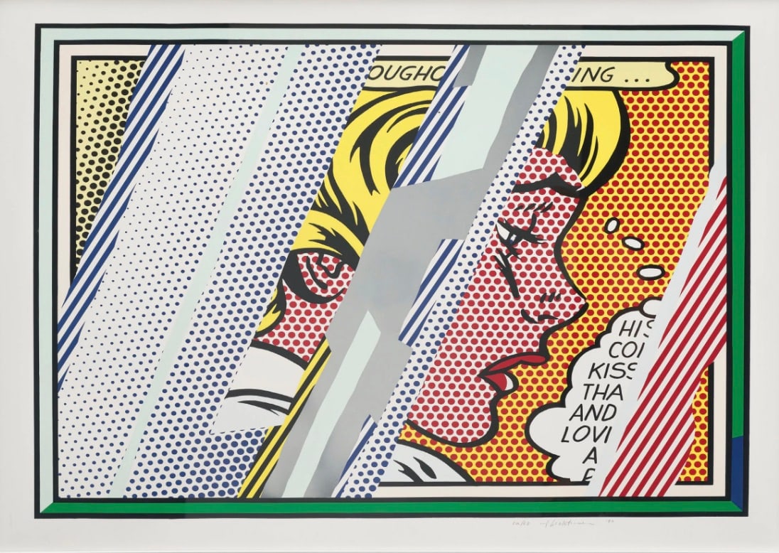 Roy Lichtenstein "Reflections on Girl" Print (1 of 1)