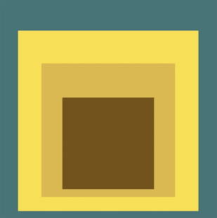 Joseph Albers Homage to the Square "Yellow" Offset Lithograph: Josef Albers, a German-born American artist and educator, stands as a pivotal figure in the realm of modern art and color theory. His tenure at the Bauhaus, a renowned center of artistic innovation, k