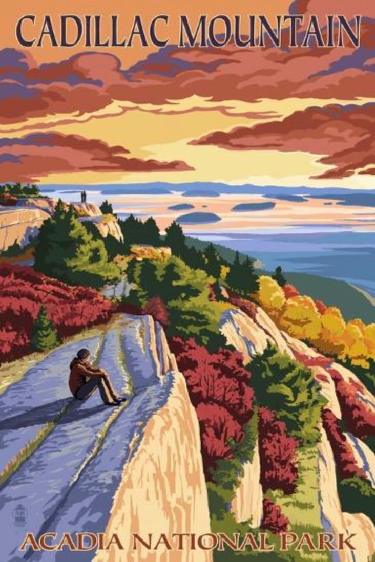 Acadia National Park, Maine Travel Poster (1 of 1)