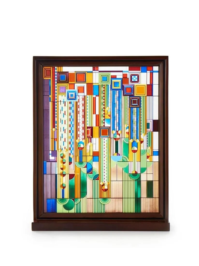 Frank Lloyd Wright Glass Panel (1 of 1)