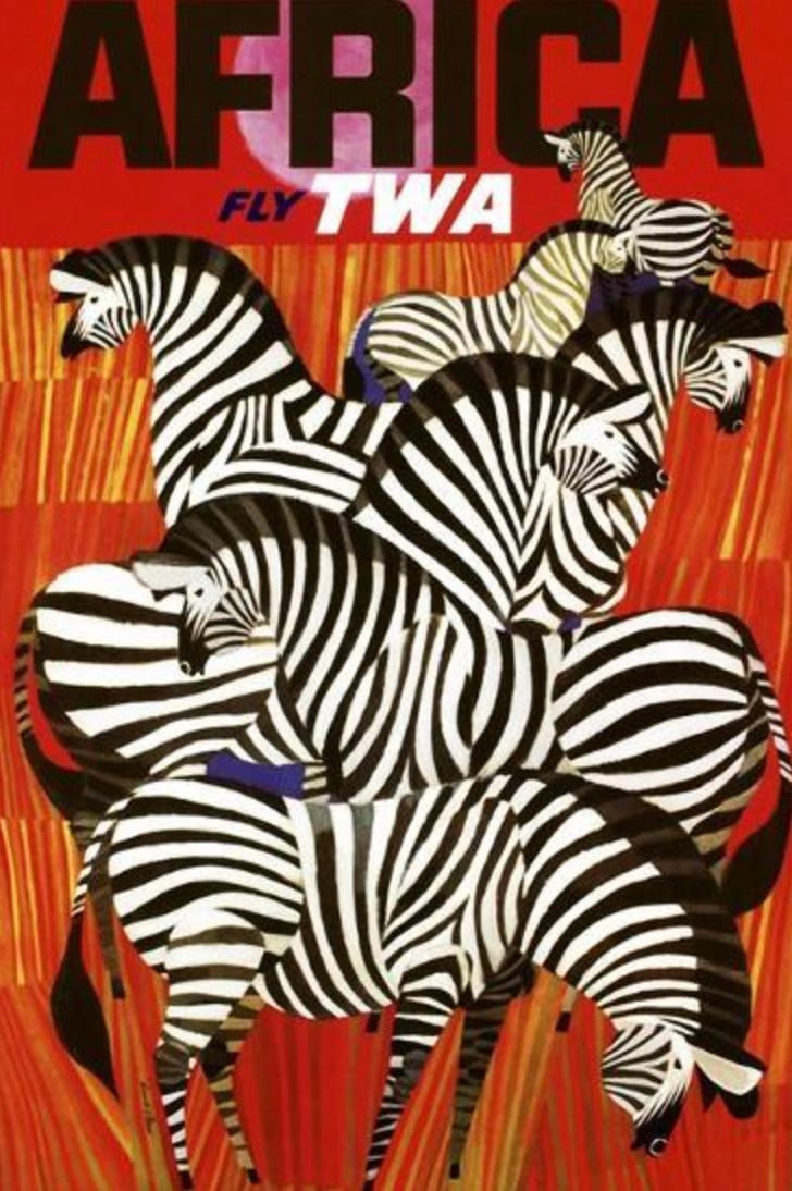 Trans World Airlines "Africa" Travel Poster (1 of 1)