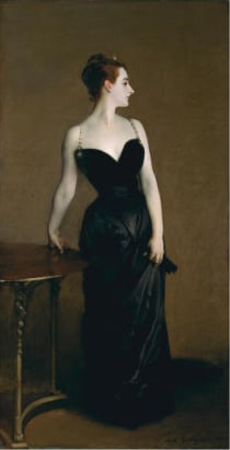 John Singer Sargent "Madame X, 1884" Print: John Singer Sargent (1856 â€“ 1925) was an American painter known for his exceptional skills in portraiture and his contributions to both American and European art. He was a leading figure in the
