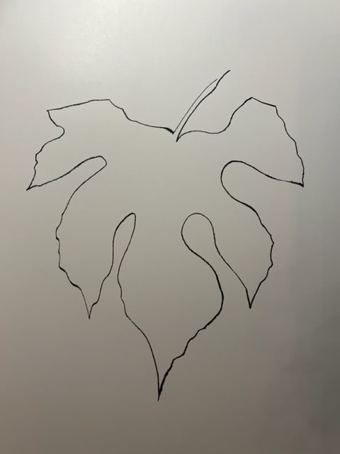 Ellsworth Kelly "Wild Grape Leaf" Print. (1 of 6)