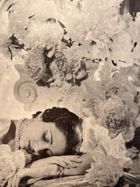 Cecil Beaton "Princes Kapurthala" Print.: Cecil Beaton (1904-1980) was a renowned English photographer, costume designer, and stage and film designer. He is widely recognized for his exceptional talent and contributions in the fields of fashi