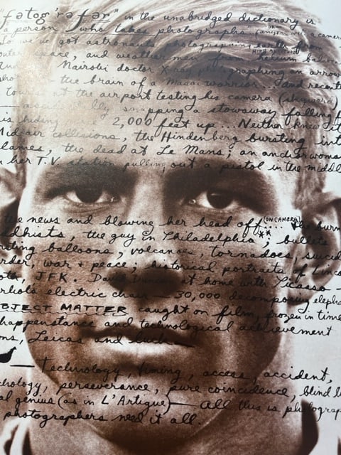 Peter Beard "Untitled" Print.: Peter Beard (1938-2020) was an American artist, photographer, and writer known for his unique style of combining photography, collage, and text. He was born in New York City and developed a passion fo