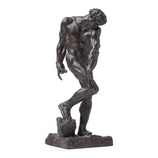 Auguste Rodin "Adam, 1910" Sculpture: Auguste Rodin (1840-1917) was a French sculptor widely regarded as one of the most influential figures in the history of modern sculpture. Here are some key points about Auguste Rodin:1. Revolutionary