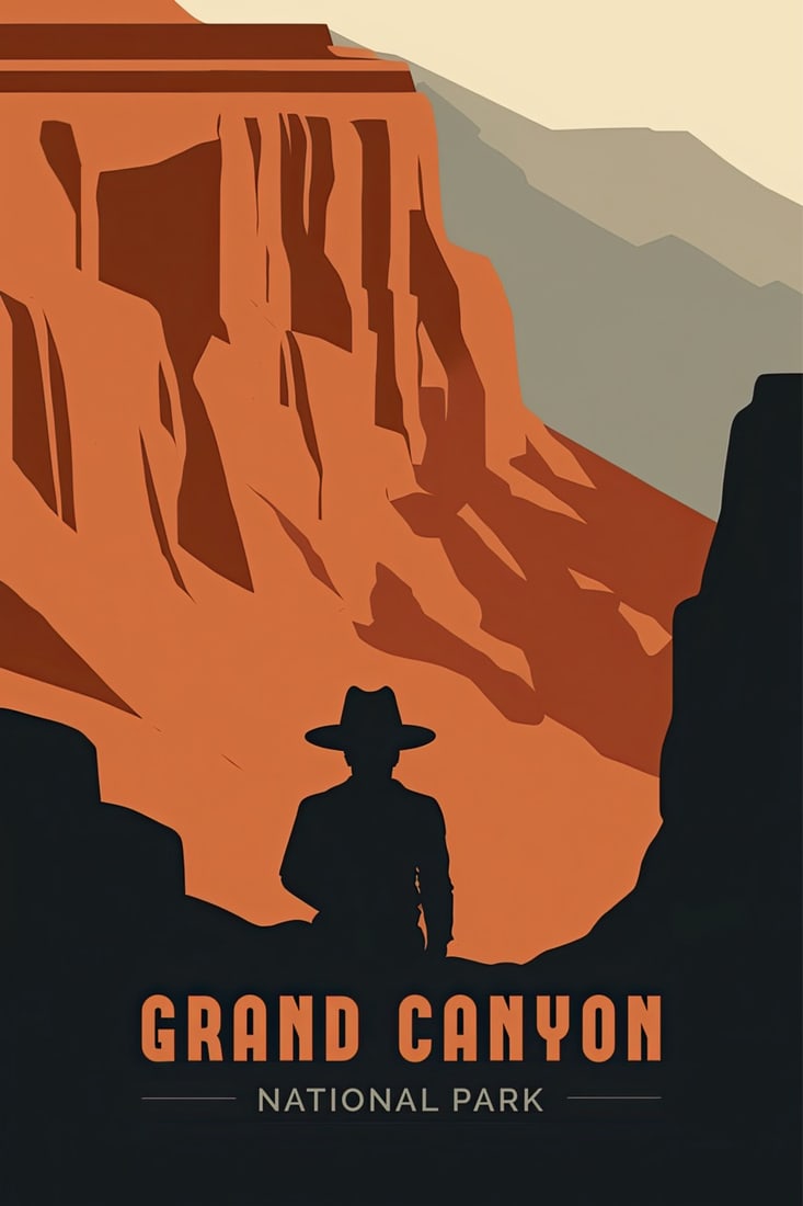 Grand Canyon, Arizona, Travel Poster (1 of 1)