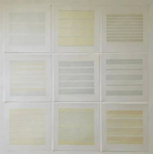 Agnes Martin Portfolio/Set of 10 Lithographs: Agnes Martin (1912â€“2004) was a Canadian-born American abstract painter known for her minimalist and serene artworks. She was associated with the Abstract Expressionist and Minimalist movements