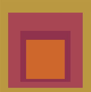 Joseph Albers Homage to the Square "Yellow, Orange" Offset Lithograph: Josef Albers, a German-born American artist and educator, stands as a pivotal figure in the realm of modern art and color theory. His tenure at the Bauhaus, a renowned center of artistic innovation, k