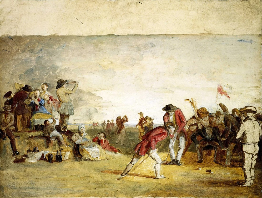 Charles Lees "Golf Match, 1847" Print (1 of 2)