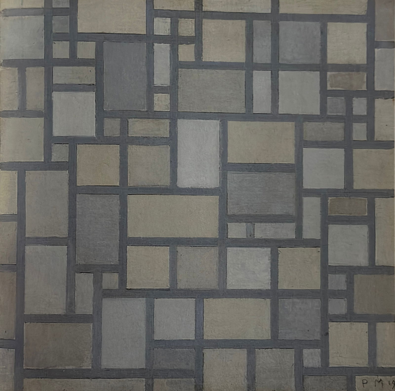 Piet Mondrian "Composition with Grid 7, 1919" Print. (1 of 6)