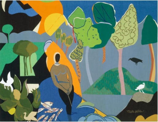 Romare Bearden "Recollecton Pond, 1996" Print (1 of 1)