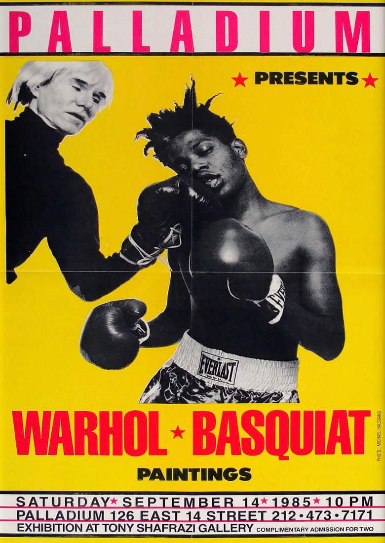 Andy Warhol "Palladium" Poster: "Andy Warhol, a pioneering figure in the Pop Art movement, is renowned for his innovative approach to art, celebrity culture, and consumerism. Born in 1928, Warhol's contributions have left an indelib