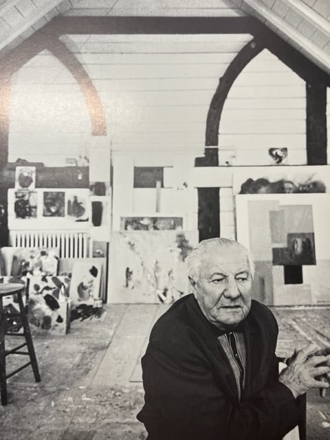 Hans Namuth "Hans Hofmann" Print.: Hans Namuth (1915-1990) was a German-born American photographer and filmmaker. He is best known for his iconic photographs of artists, particularly his collaboration with the abstract expressionist pa