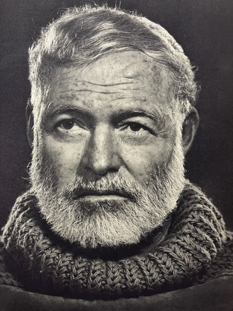 Yousuf Karsh "Ernest Hemmingway" Print. (1 of 6)