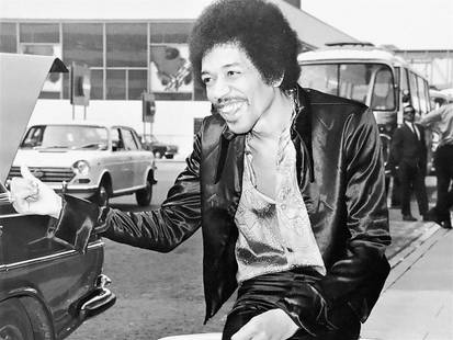 Jimi Hendrix "Untitled" Print: Jimi Hendrix was an American guitarist, singer, and songwriter who is widely regarded as one of the most influential musicians of the 20th century. He was born on November 27, 1942, in Seattle, Washin