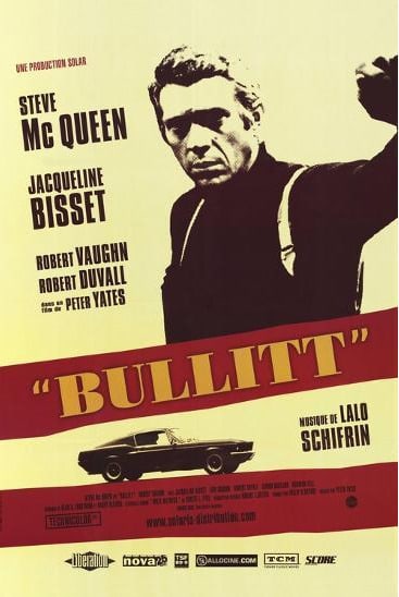 Steve McQueen "Bullitt, 1968" Movie Poster (1 of 1)