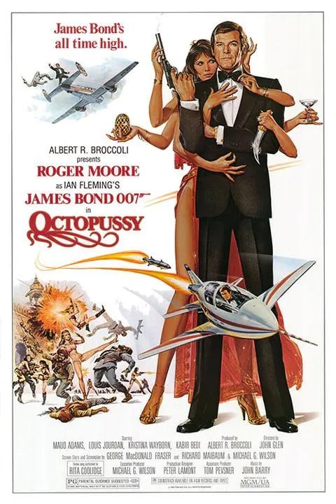 James Bond "Octopussy, 1983" Poster (1 of 1)