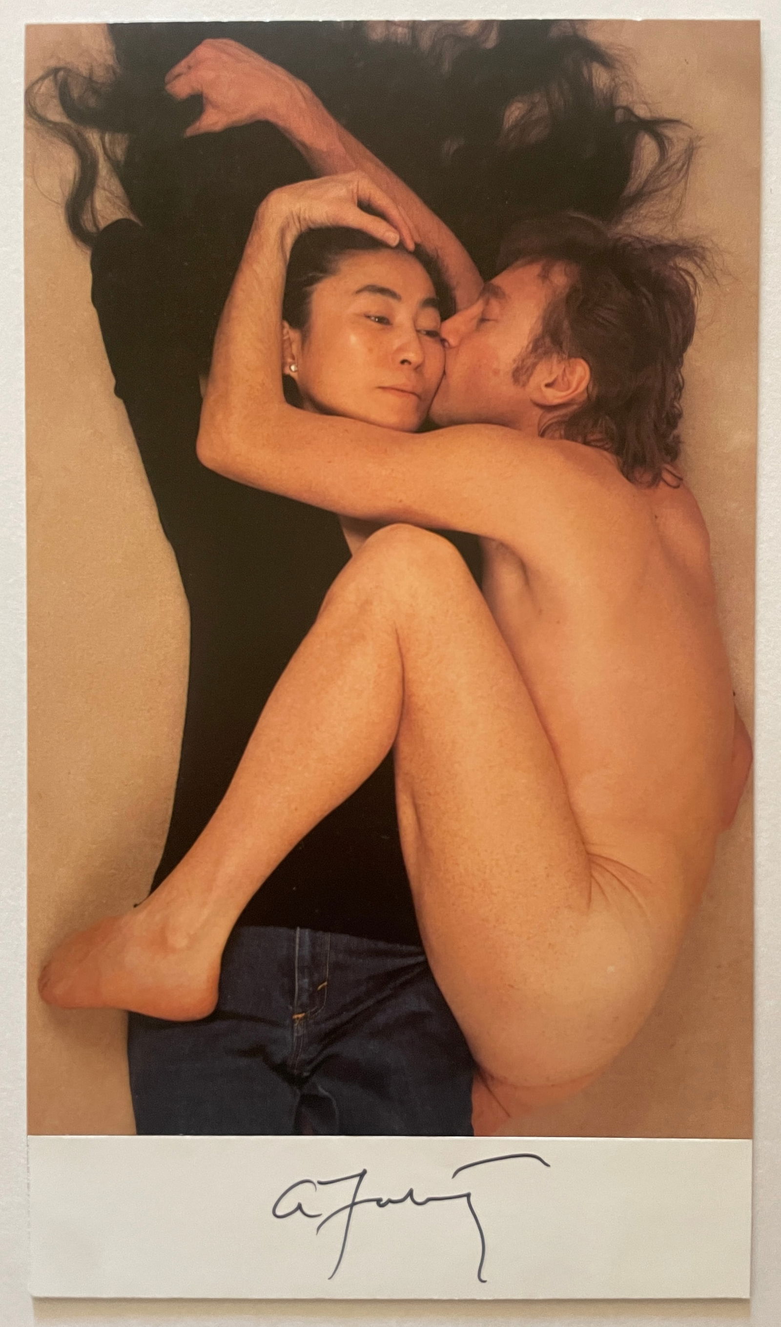 Annie Leibovitz Signed "John Lennon and Yoko Ono, New York City, 1980" Print (1 of 5)
