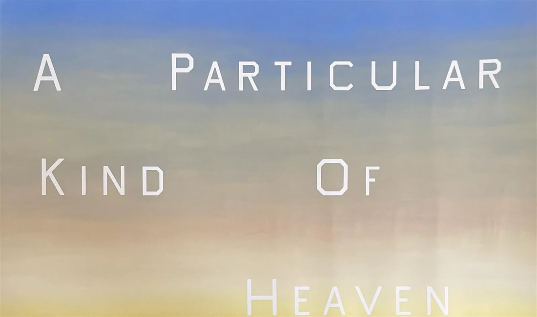 Ed Ruscha "A Particular Kind of Heaven" Offset Lithograph (1 of 4)