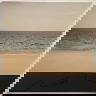 Richard Misrach Signed "Baja, California, 1991" Print.: Richard Misrach is a contemporary American photographer known for his large-scale photographs of the American landscape. Born on February 25, 1949, in Los Angeles, California, Misrach began his career