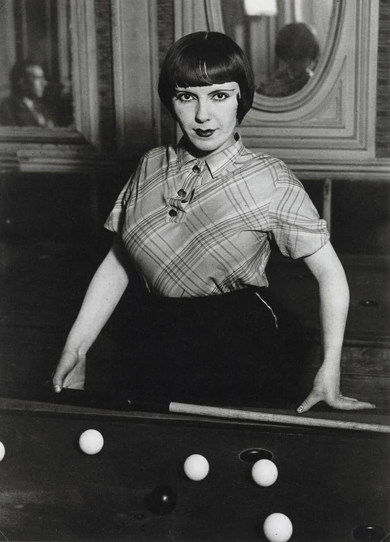 BRASSAI "A Prostitute Playing Billiards, 1932"Print: BrassaÃ¯, born Gyula HalÃ¡sz (1899-1984), was a Hungarian-French photographer, sculptor, and filmmaker, best known for his significant contributions to the world of photography. He is celebrated f